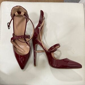 Elegant Burgundy Stiletto Heels